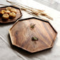 SOGA 2X 25cm Octagon Wooden Acacia Food Serving Tray Charcuterie Board Centerpiece Home Decor