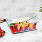 SOGA 150mm Clear Gastronorm GN Pan 1/2 Food Tray Storage Bundle of 2