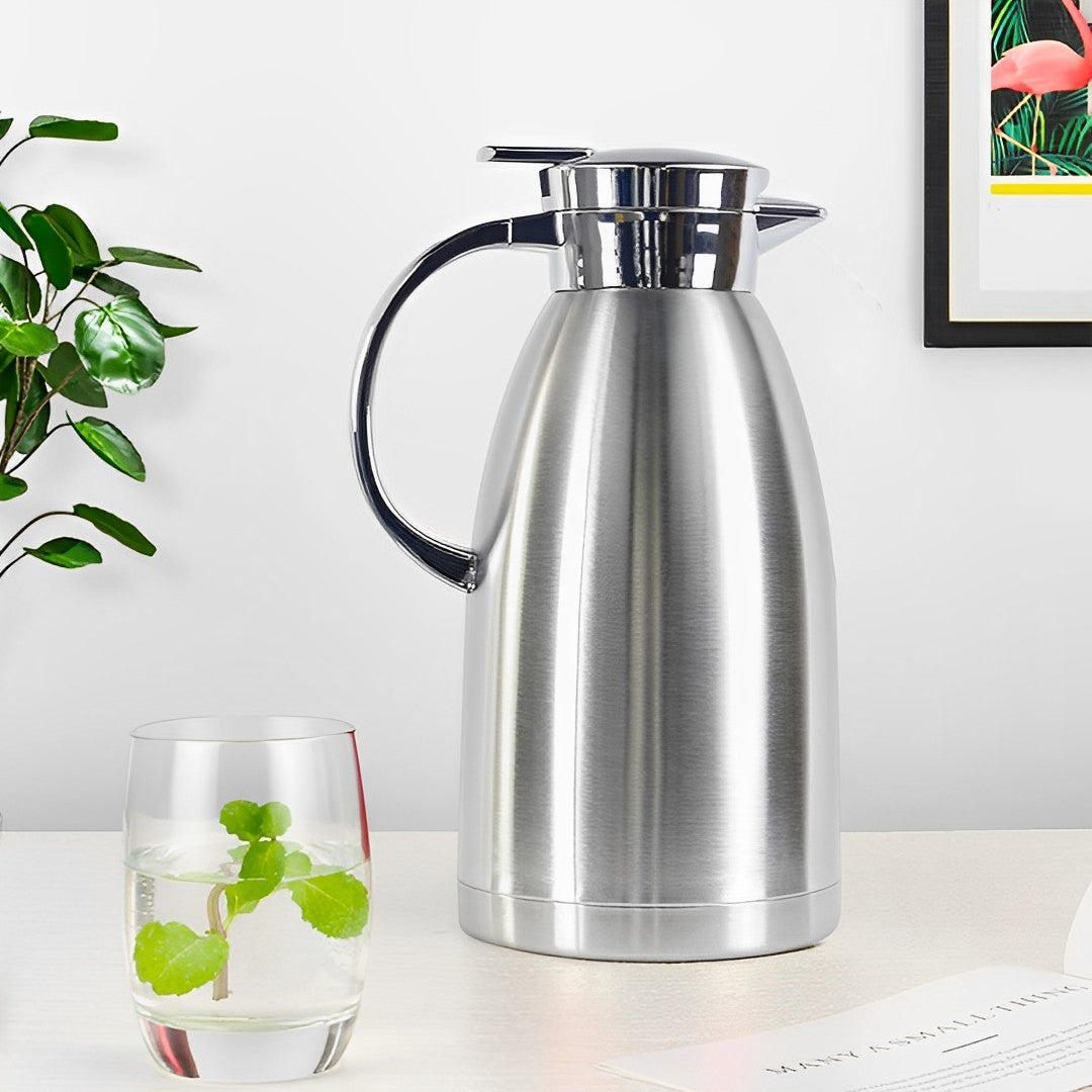 SOGA 1.8L Stainless Steel Insulated Vacuum Flask Water Coffee Jug Thermal