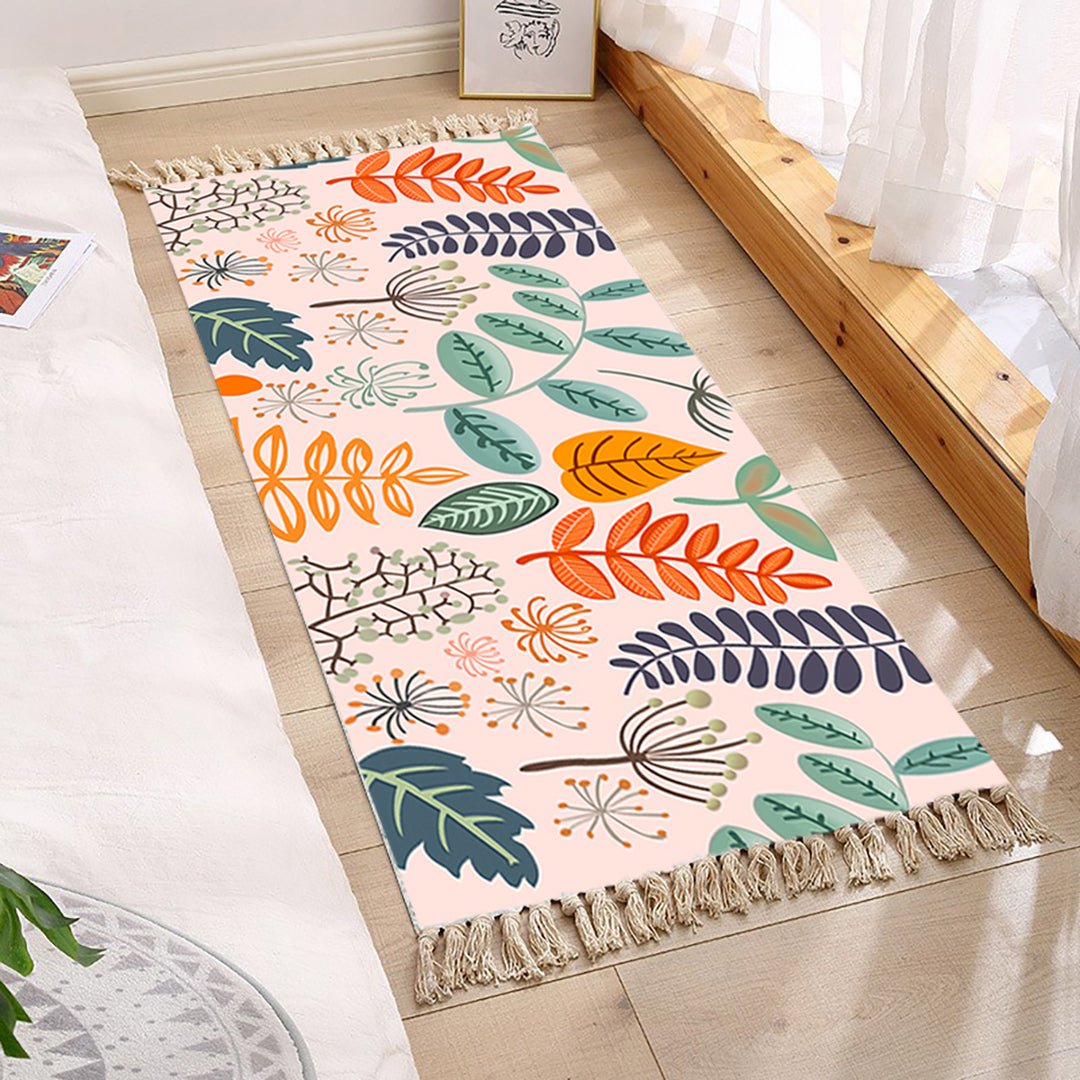 SOGA 90cm Soft cotton woven handmadeArea rugs for living room bedroom, Home Decor