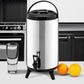 SOGA 16L Portable Insulated Cold/Heat Coffee Tea Beer Barrel Brew Pot With Dispenser