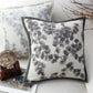 SOGA 45cm Throw Pillow Off White Wide Border with Branch and Pine Needle Design Pattern Home Decor