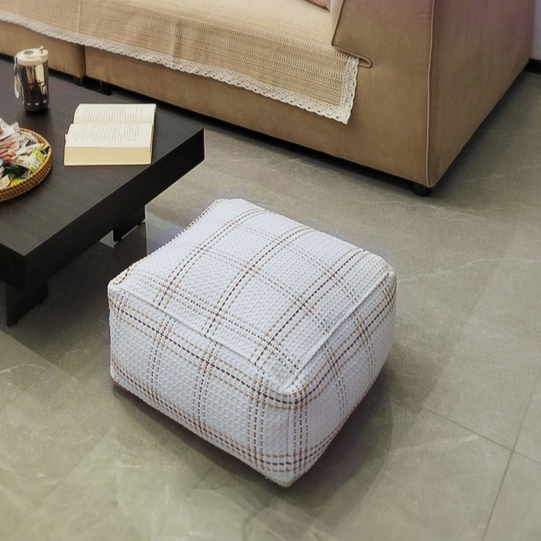 SOGA 50cm Pouf Soft Polyester Cotton Pillow with EPP Particle Insert Home Decor