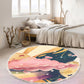 SOGA 2X 120cm Round Tassels Carpet Sky Landscape Clouds Boho Circle Area Rugs, Home Decor