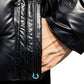 abbee Black 3XL Winter Hooded Glossy Overcoat Long Jacket Stylish Lightweight Quilted Warm Puffer Coat