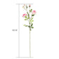 SOGA 12pcs Artificial Silk Flower Fake Rose Bouquet Table Decor Pink