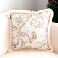 SOGA 50cm Light Luxury French Style Printed Plush Pillow Set Throw Pillow