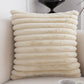 SOGA 2X 45cm Fur Faux Rabbit Soft Decorative Covers Pack Cover Plush Off White Throw Pillow