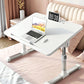 SOGA 2X 60X40cm Grey Small Laptop Bed Portable Foldable Study Table Adjustable