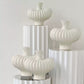 SOGA 25X24cm Small Matte White Ornament Vases Countertop Decoration Accessories Porch Crafts Home Decor