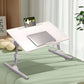 SOGA 60X40cm White Small Laptop Bed Portable Foldable Study Table Adjustable