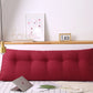 SOGA 2X 120cm Rose Red Triangular Wedge Bed Pillow Headboard Backrest Bedside Tatami Cushion Home Decor