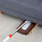 SOGA 60x12 Coffee Microfiber Flat Mop Floor Cleaning Pads Rotating Dust Remover