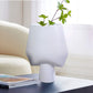 SOGA 2X 33x43cm White Large Ornament Bodhi House Ceramic Handcrafted Modern Abstract Square Vase Home Decor