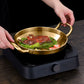 Soga 24cm Dry Pot, Gold Plated 202 Material Stainless Steel and Kitchen essentials