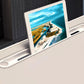 SOGA 2X 60X40cm White Small Laptop Bed Portable Foldable Study Table Adjustable