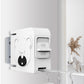 SOGA 160mm Wall-Mounted Clothes Line Dry Rack Retractable Space-Saving Foldable Hanger White