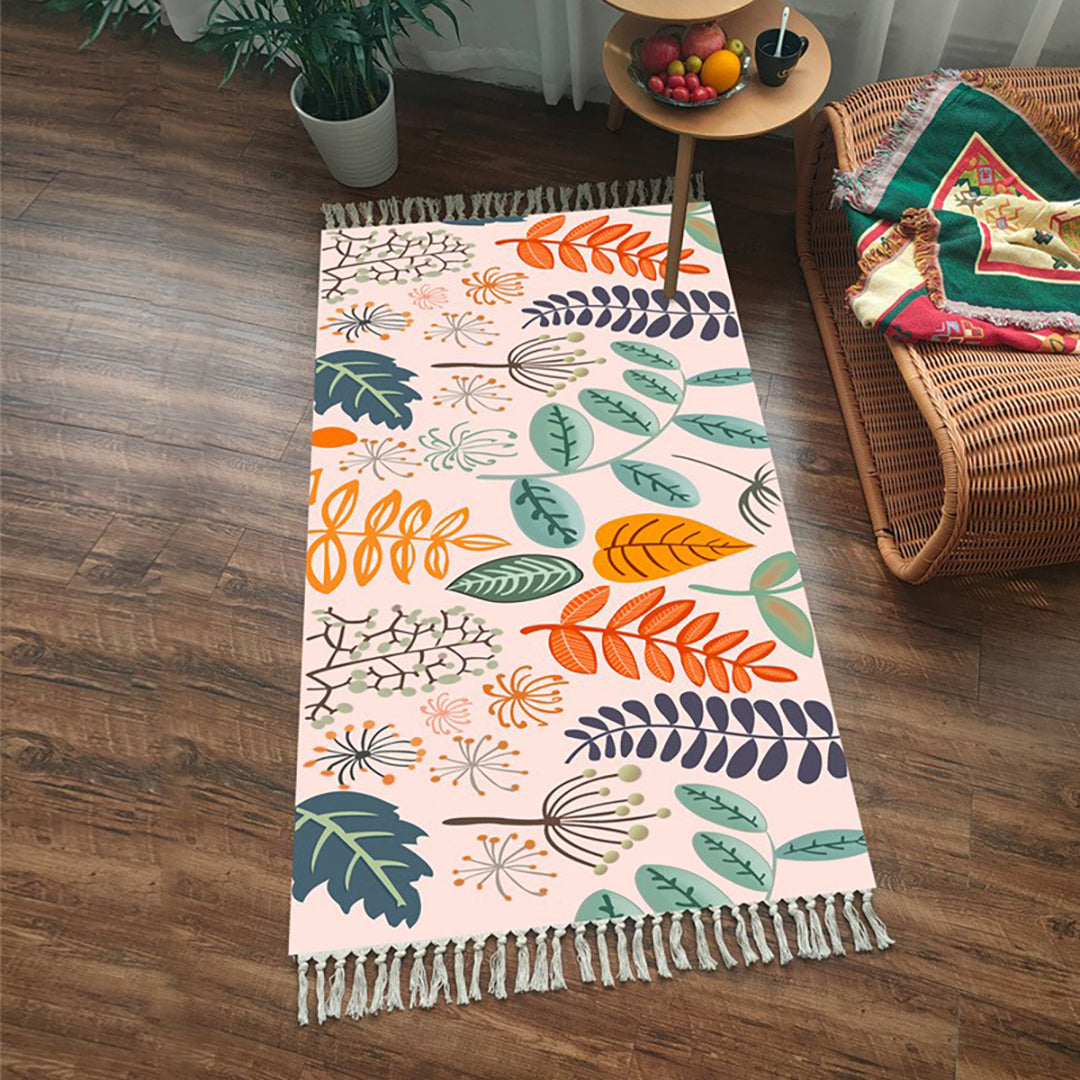 SOGA 90cm Soft cotton woven handmadeArea rugs for living room bedroom, Home Decor