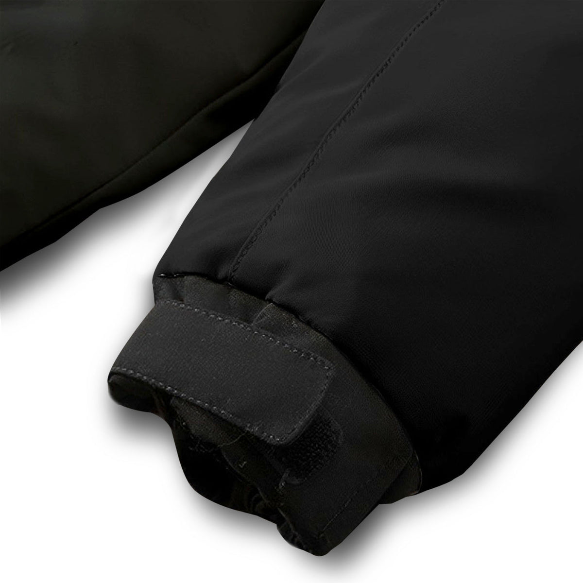 abbee Black Large Winter Fur Hooded Down Jacket Stylish Lightweight Quilted Warm Puffer Coat