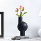 SOGA 2X 17x32cm Medium Ornament a Modern Abstract Vase Decorative Object Unique Shape with Narrow Neck for Home Decor