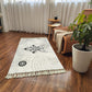 SOGA 2X 90cm Woven Minimalist Bedroom Area Rug Carpet, Home Decor