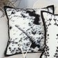SOGA 50cm Throw Pillow Black and White Leopard Thick Premium Polyester Fiber for Home Decor
