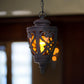 Vintage Lamp 6X 48cm Aluminum Glass Lantern Chandelier for Home Decor