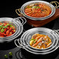 Soga 21cm Signature Dry Pot crafted with 201 Material in Silver Color For Kitchen Essential