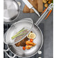 SOGA 2X 32cm Stainless Steel Saucepan Sauce pan with Glass Lid and Helper Handle Triple Ply Base Cookware