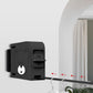 SOGA 160mm Wall-Mounted Clothes Line Dry Rack Retractable Space-Saving Foldable Hanger Black