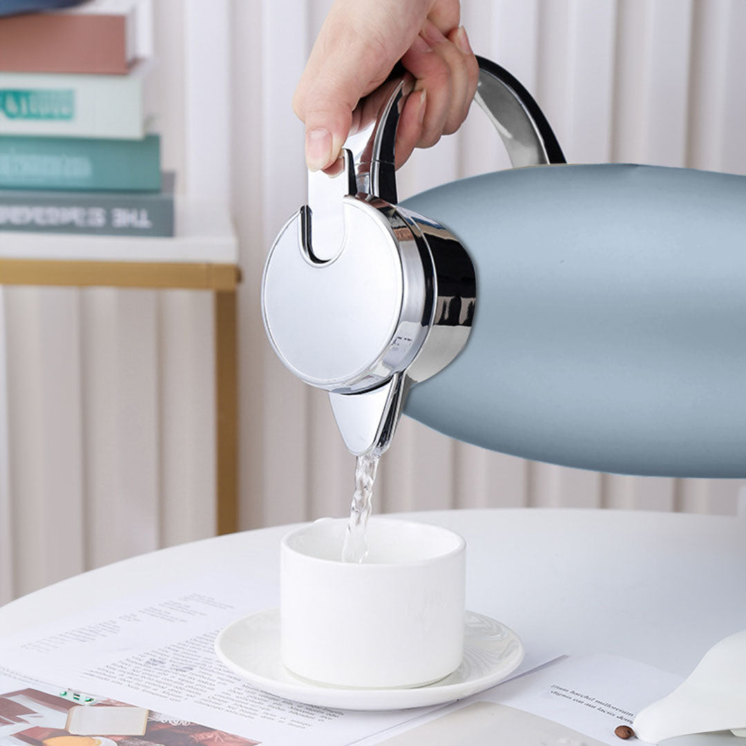 Soga 2.3L Blue Color 3-Layer Vacuum Insulated Stainless Steel Flask Ideal for Home and Office