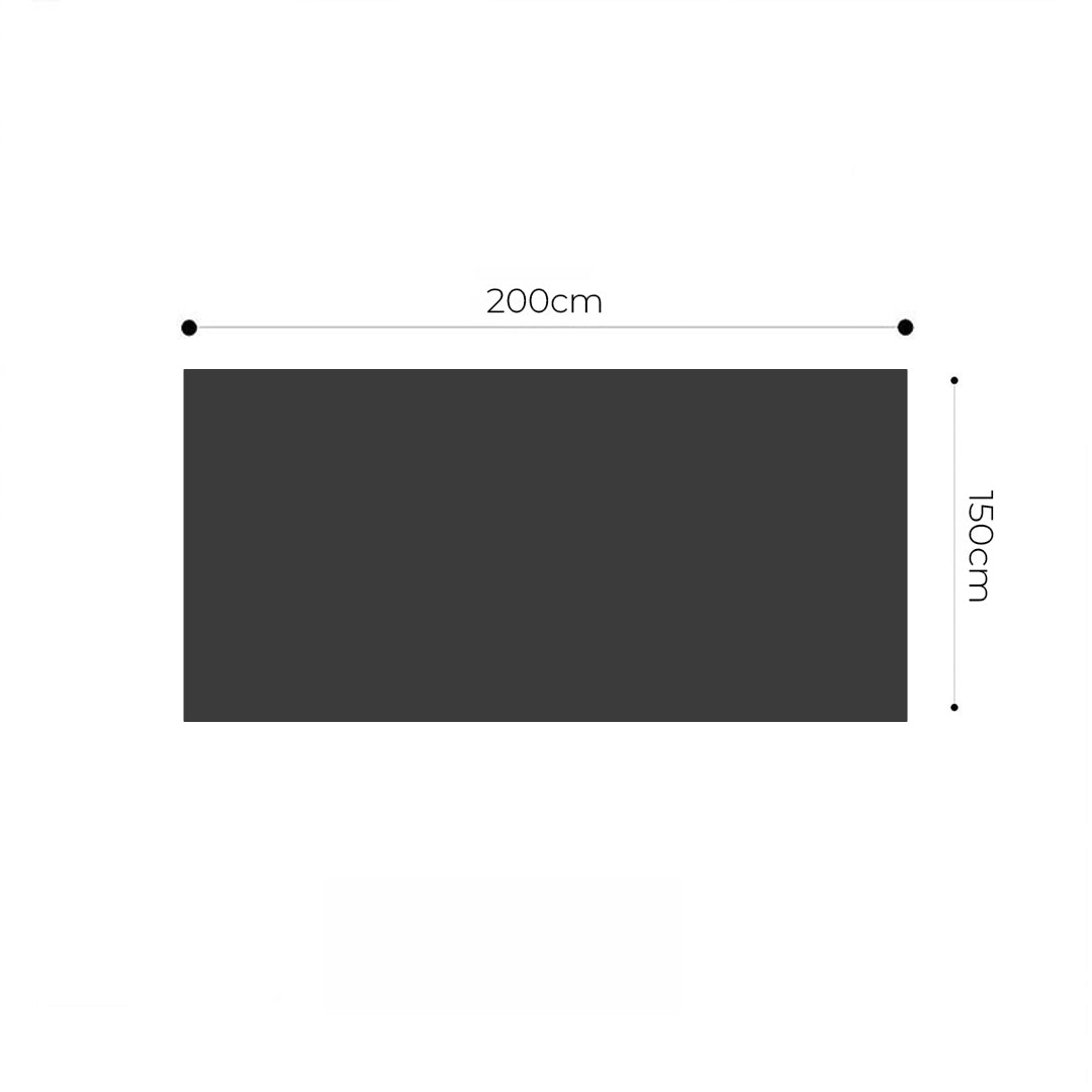 SOGA 150x200cm Throw Blanket Smoke Gray Premium Milk Velvet Luxuriously Soft Cozy Bedding