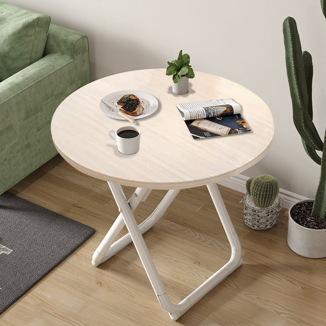 SOGA 80cm Light Wood Color Table Versatile Use Modern Design for Home Decor