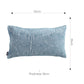 SOGA 2X 35cm Blue Throw Pillow Geometric Indoor and Outdoor Corded for Home Decor