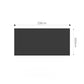 SOGA 200X230cm Throw Blanket White Chenille Fleece Knitted Fabric on One Side Soft Suede