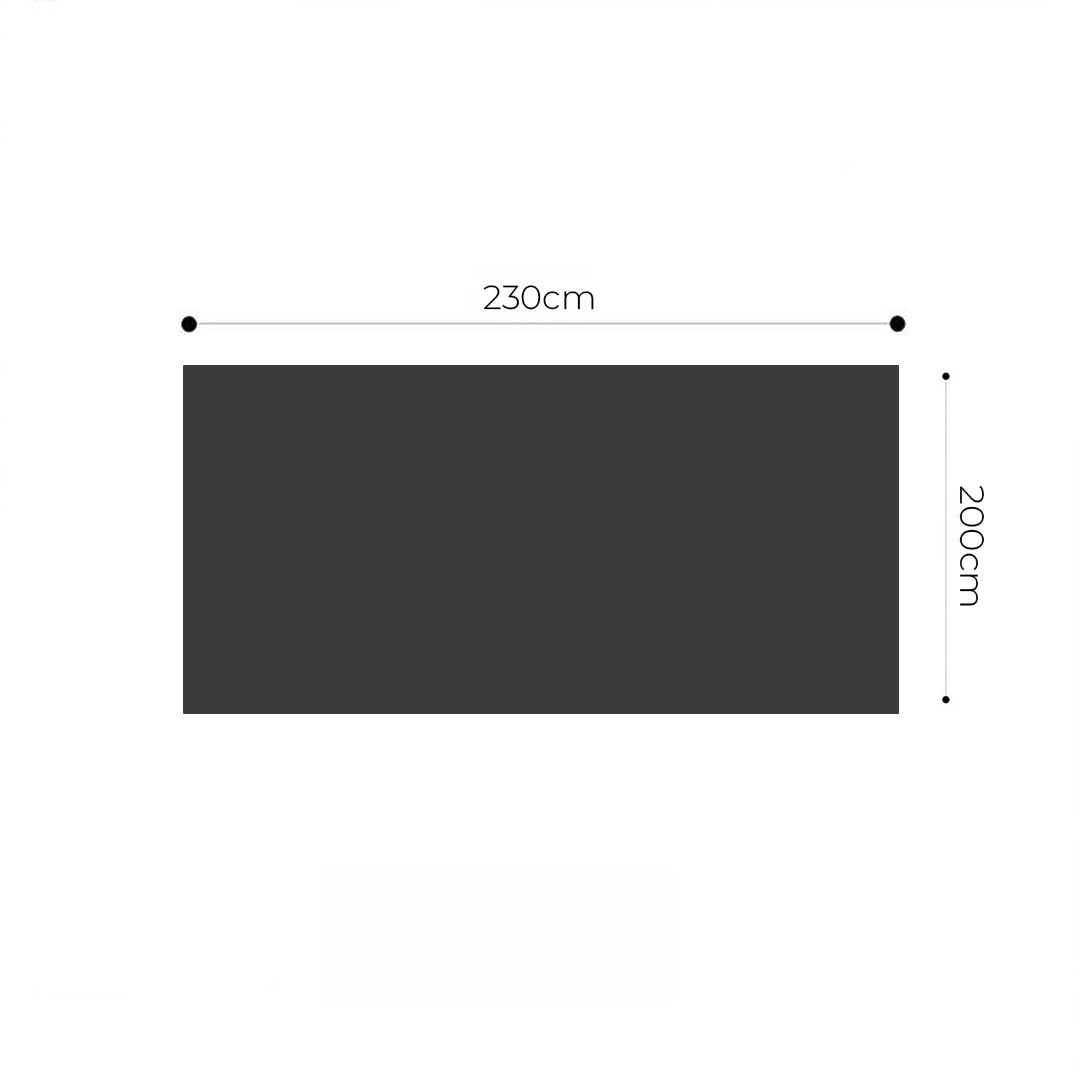 SOGA 200X230cm Throw Blanket White Chenille Fleece Knitted Fabric on One Side Soft Suede