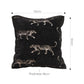 SOGA 50cm Black Throw Pillow Elegant Decorative Cushion Living Room Modern Home Decor