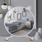 SOGA 2X 40cm White Smart Makeup Bedroom Table Mirror Cat Ear Style No LED Light