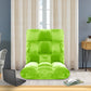 SOGA 4X Floor Recliner Folding Lounge Sofa Futon Couch Folding Chair Cushion Green