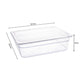 SOGA 100mm Clear Gastronorm GN Pan 1/2 Food Tray Storage