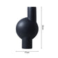 SOGA 17x632cm Medium Ornament a modern abstract vase decorative object unique shape with narrow neck for Home Decor