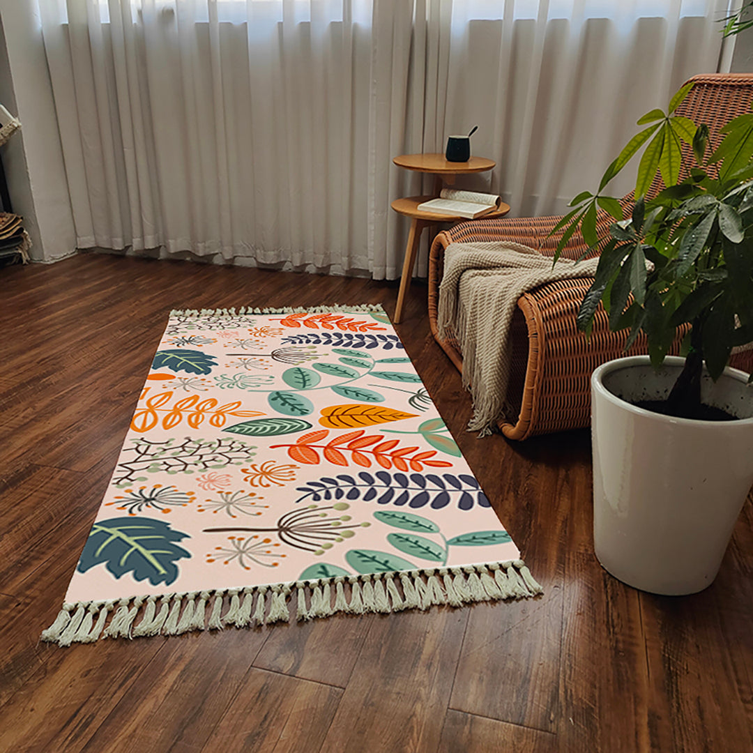SOGA 90cm Soft cotton woven handmadeArea rugs for living room bedroom, Home Decor