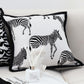 SOGA 45cm Black and White Light Luxury Zebra Cushion Decorative Square Pillow Living Room