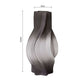 SOGA 33cm Glass Vase Grey with Beautiful glass Bubble Texture Art Vases