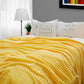 SOGA 2X Yellow Throw Blanket Warm Cozy Striped Pattern Thin Flannel Coverlet Fleece Bed Sofa Comforter