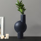 SOGA 2X 17x32cm Medium Ornament a Modern Abstract Vase Decorative Object Unique Shape with Narrow Neck for Home Decor