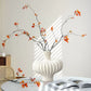 SOGA 25X24cm Small Matte White Ornament Vases Countertop Decoration Accessories Porch Crafts Home Decor