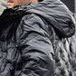 abbee Black 3XL Winter Hooded Glossy Overcoat Long Jacket Stylish Lightweight Quilted Warm Puffer Coat