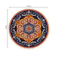 SOGA 90cm Round Mandala Ethnic Style Round Carpet, Anti-slip Doormat, Home Decor