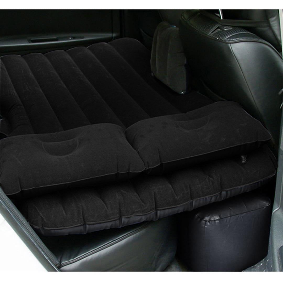 SOGA 2X Inflatable Car Mattress Portable Travel Camping Air Bed Rest Sleeping Bed Black